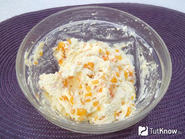 Готовые тесто для сырники с манкой и хурмой