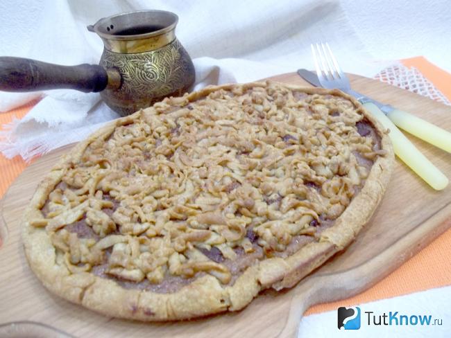 Готовый тертый пирог из ржаной муки