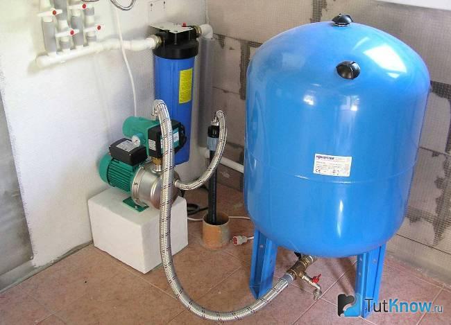 Гидроаккумулятор для внутреннего водопровода