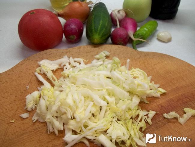 Капуста нашинкована