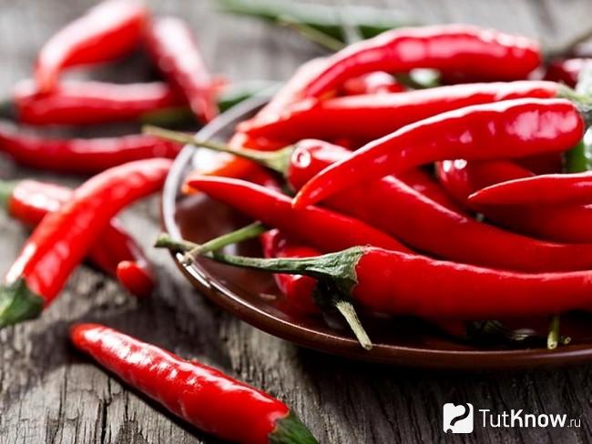 Перец чили крупным планом
