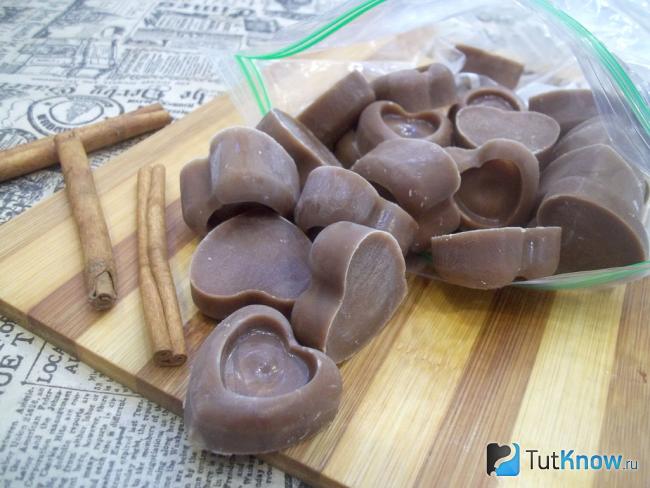 Готовый шоколадный лед для какао