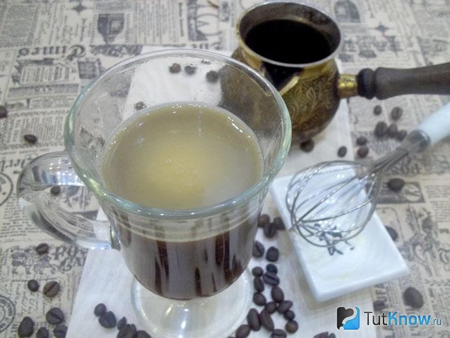 Готовый кофе с маслом