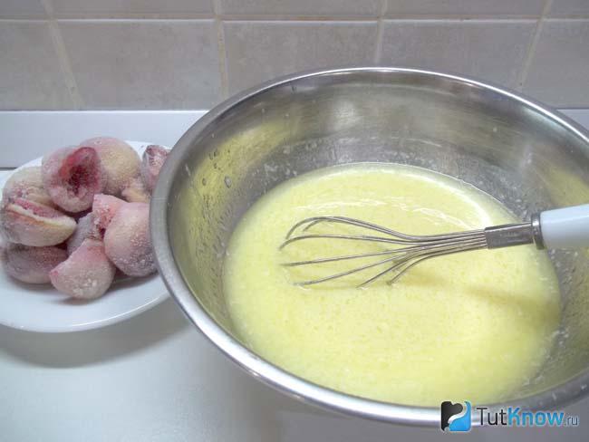 Жидкие продукты перемешаны