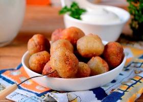 Картофельные шарики – цыбрики, белорусская кухня