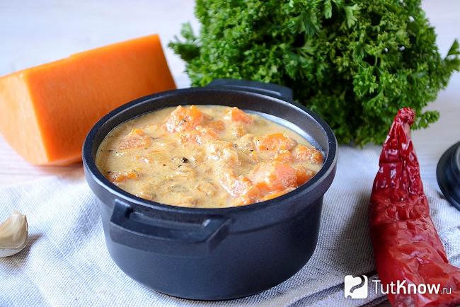 Тыквенный карри в кастрюле