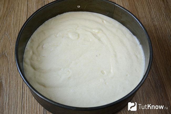 Выпекание коржа для лимонного торта