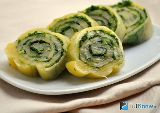 Рулет с сыром Дерби