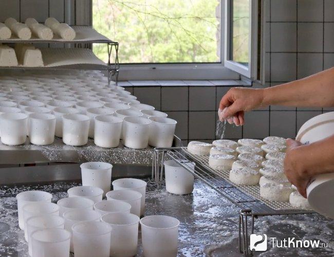 Формирование головок сыра Ролло