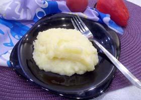 Картофельное пюре с маслом и сметаной
