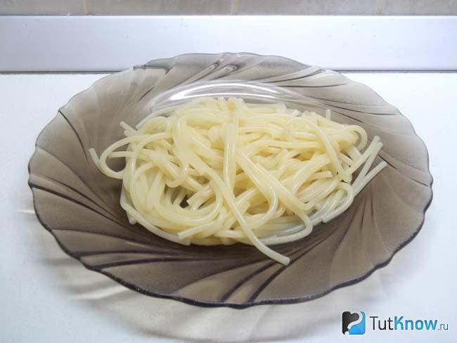 Макароны отварены