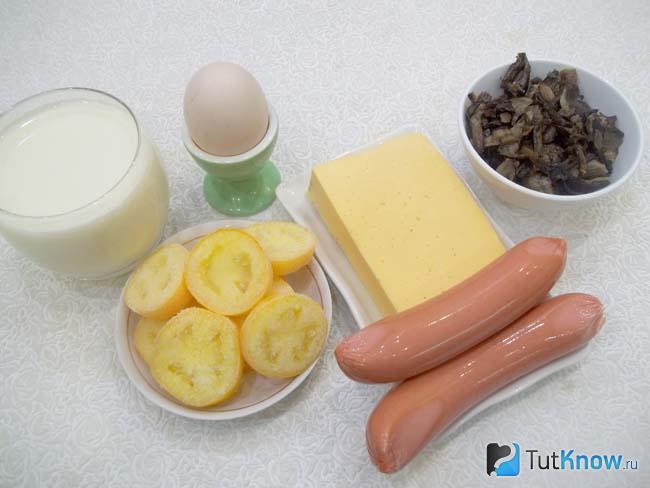 Подготовлены продукты для начинки