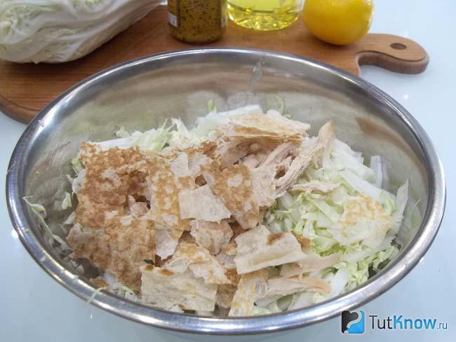 К продуктам добавлен лаваш