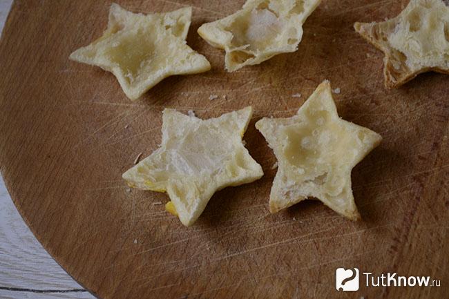 Заготовки звездочек для закуски