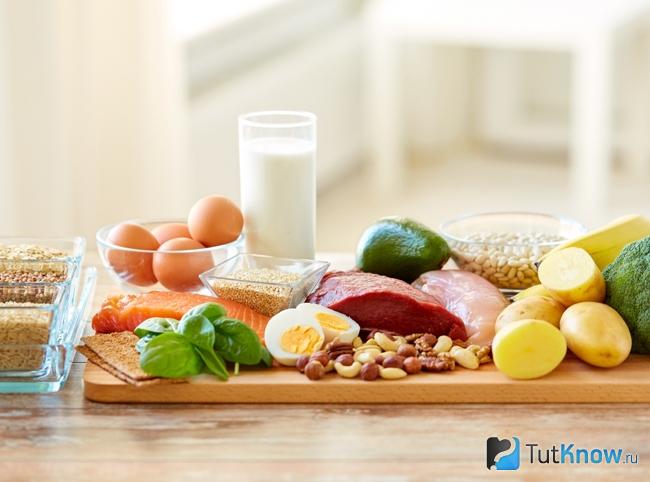 Продукты для меню американской диеты на 13 дней