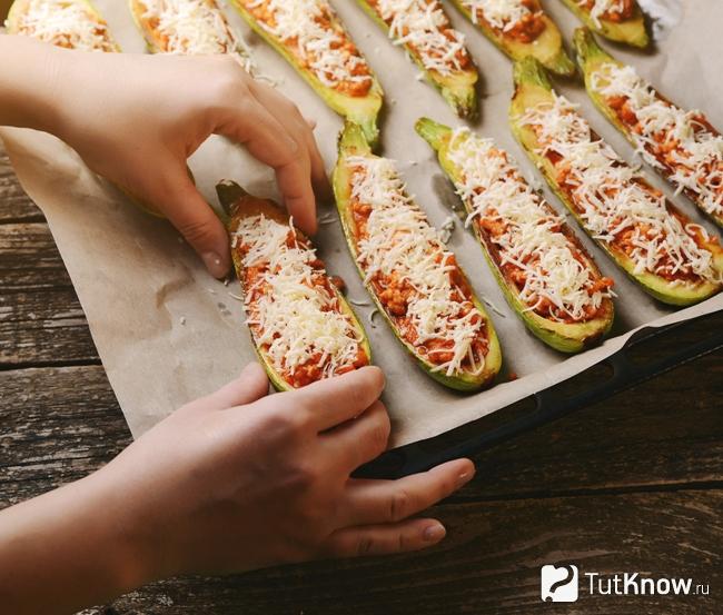 Кабачки под сыром Буренкаас