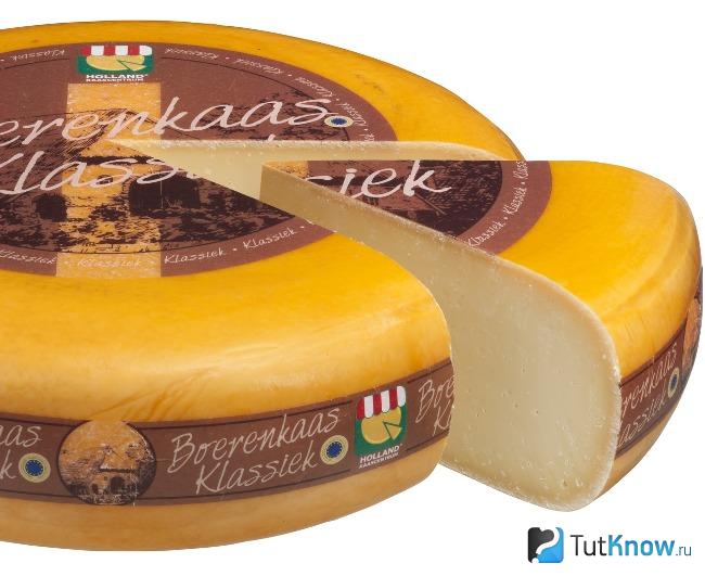 Как выглядит голландский сыр Буренкаас