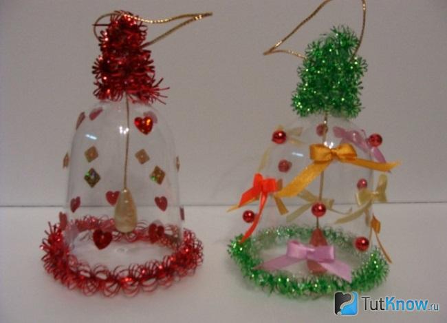 Украшения из пластиковых бутылок