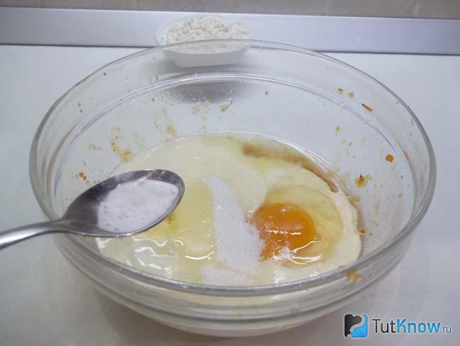 К продуктам добавлена сода
