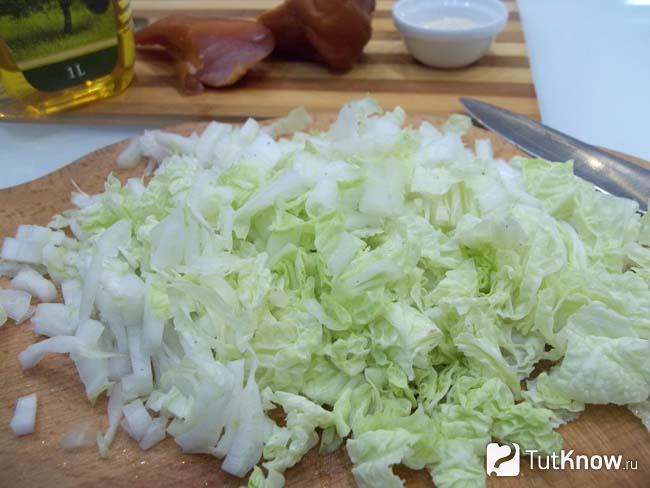 Капуста нашинкована соломкой
