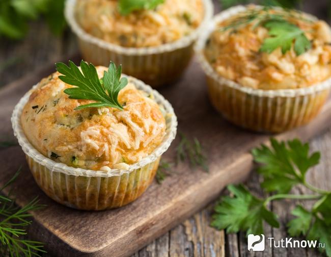 Маффины с тунцом и сыром Старым Амстердам