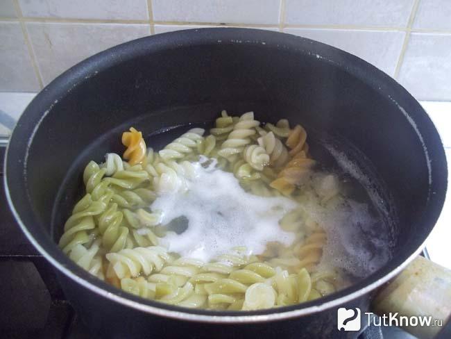 Макароны отварены