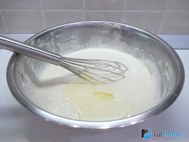 К продуктам добавлено растительное масло
