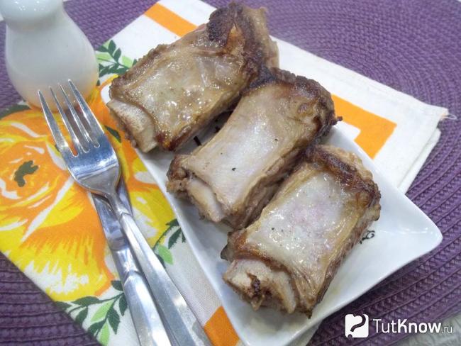 Сколько времени жарить говяжьи ребра