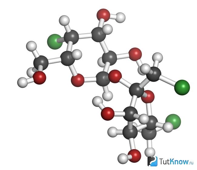3д модель сукралозы