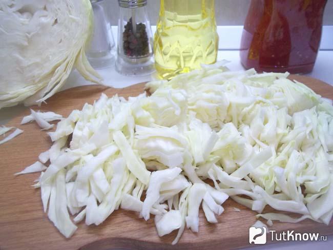 Капуста нашинкована