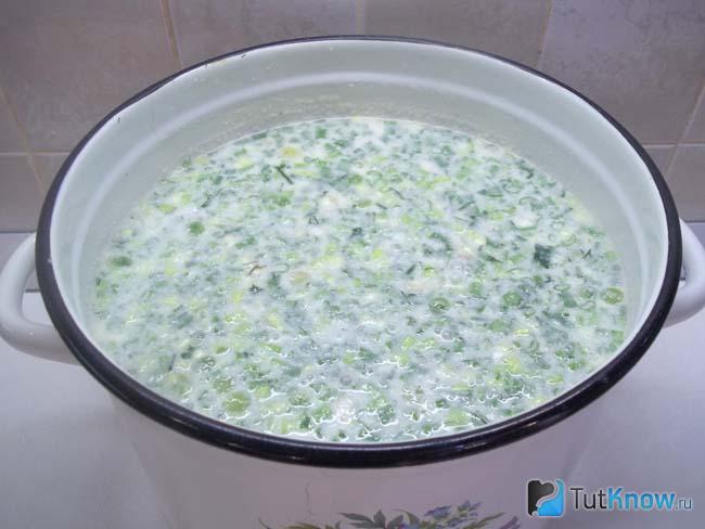 Готовая окрошка щедрая