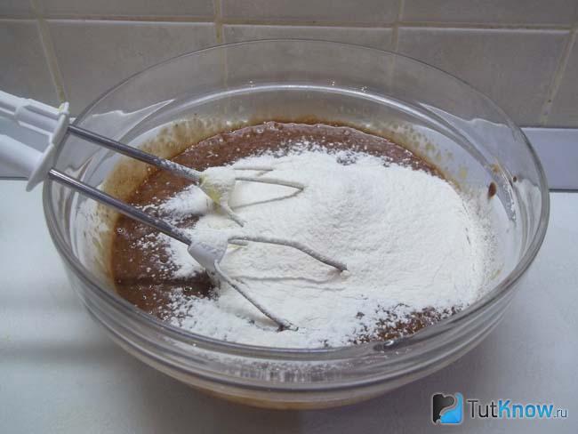 К продуктам добавлена мука