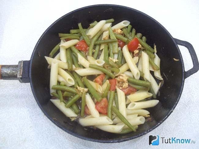 Продукты перемешаны