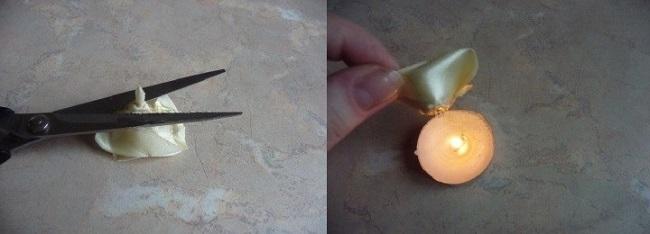 Прижигание заготовки