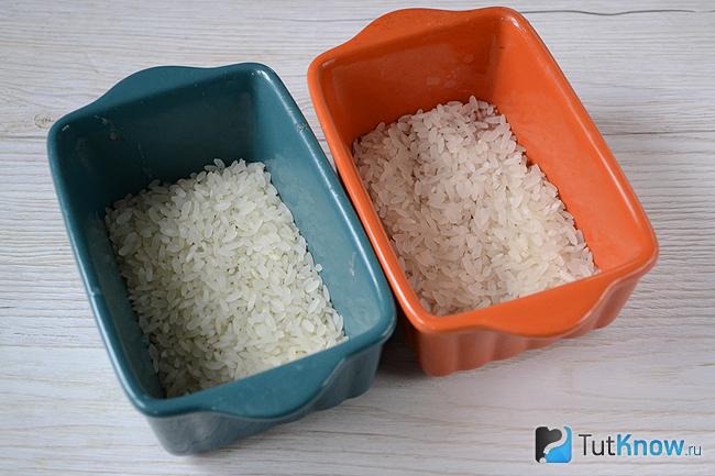 Рис в форме для запекания