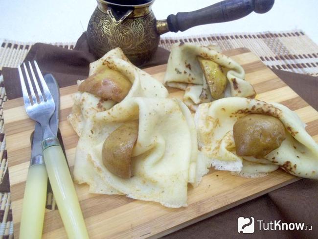Готовые творожные блины