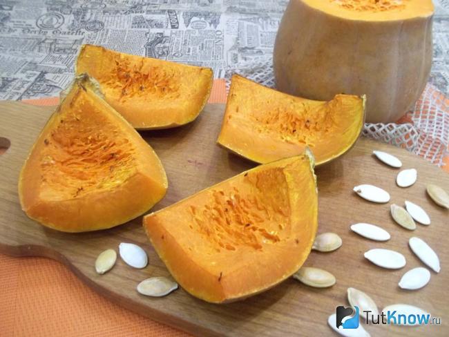 Готовая тыква запеченная в духовке для каши
