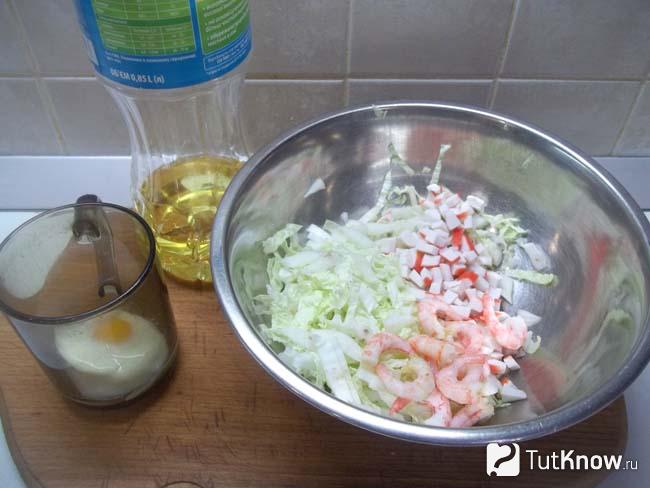 Креветки очищены от панциря