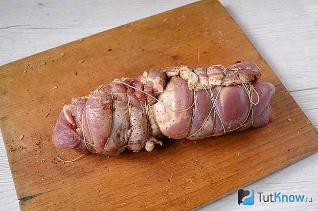 Рулет из свинины