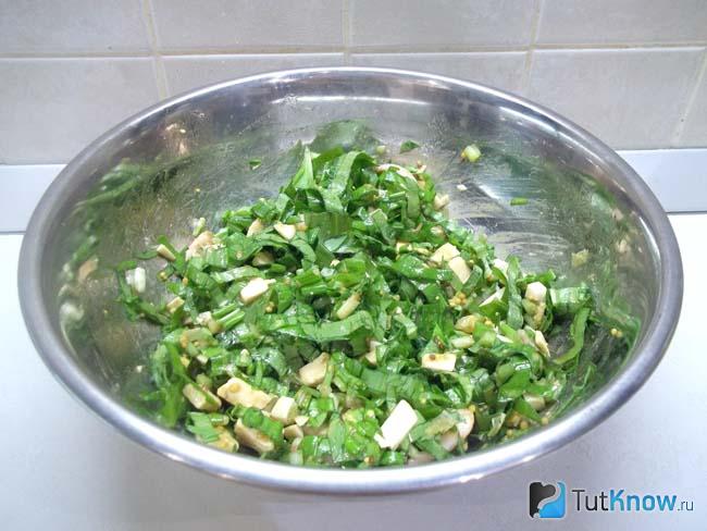 Продукты перемешаны