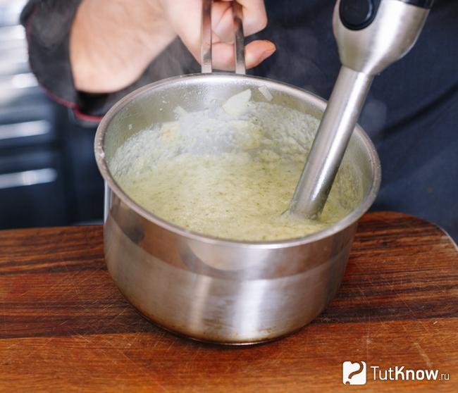 приготовление крем-супа из кабачков