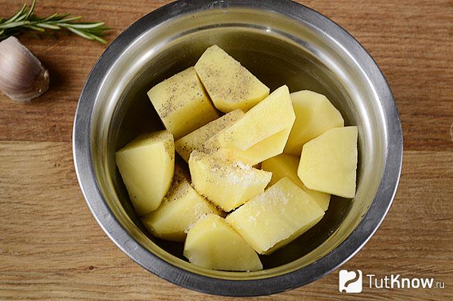 Очищенный картофель