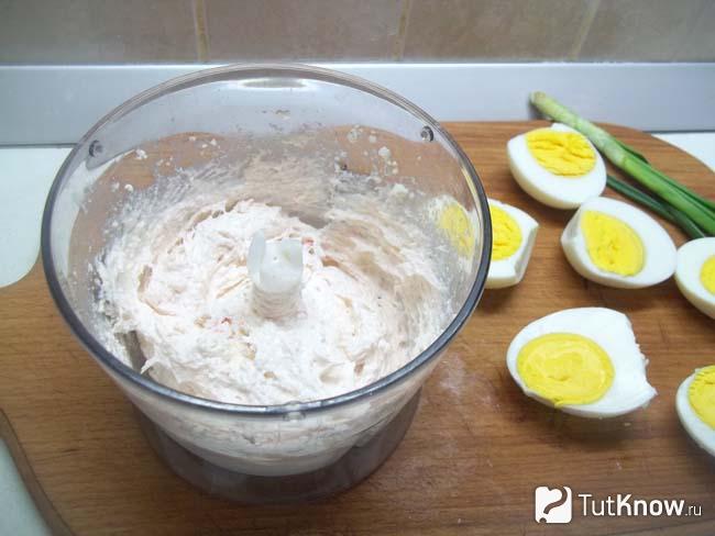 Продукты измельчены