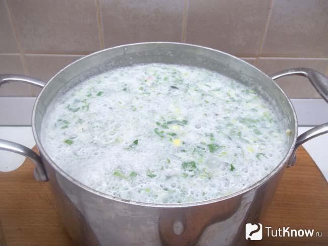 Продукты заправлены водой