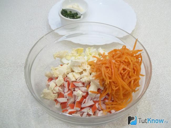 К продуктам добавлена корейская морковь