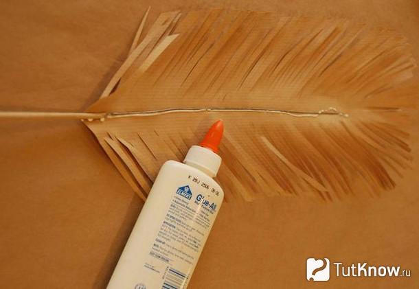 Оформление стержня бумажного пера