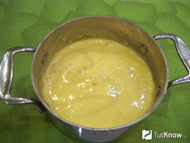 К продуктам влито молоко