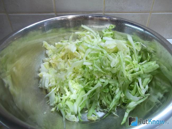 Капуста нашинкована