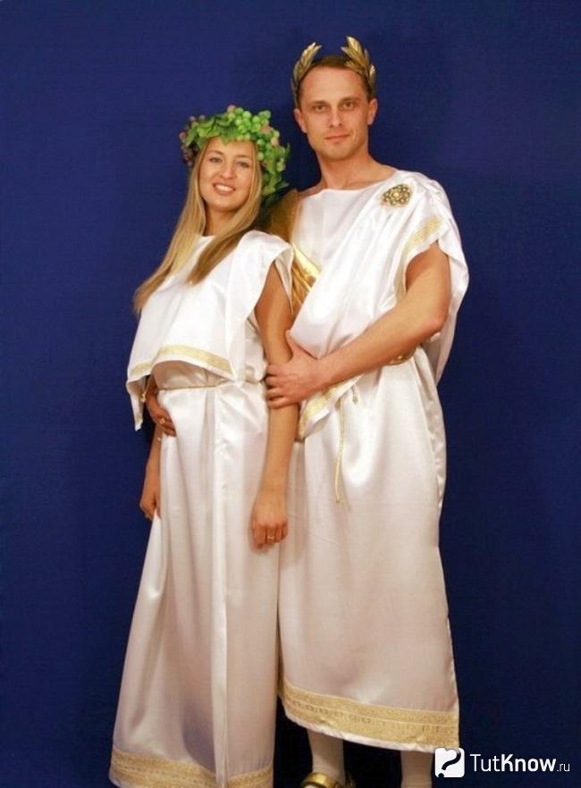 Греческий национальный костюм мужской и женский