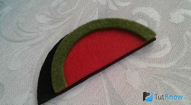 Заготовка для броши из фетра